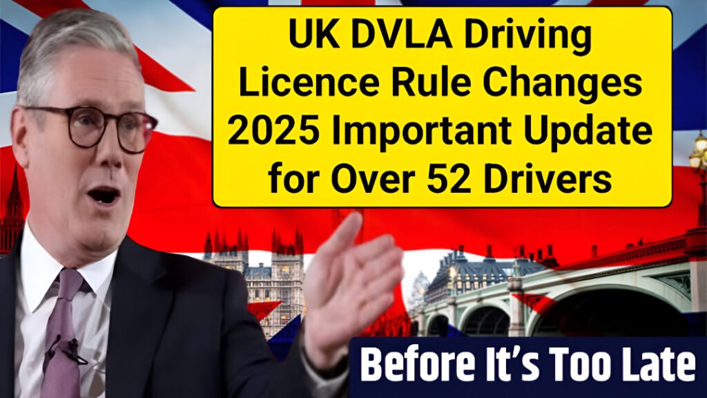DVLA 2025 Rules for Over 52 Drivers