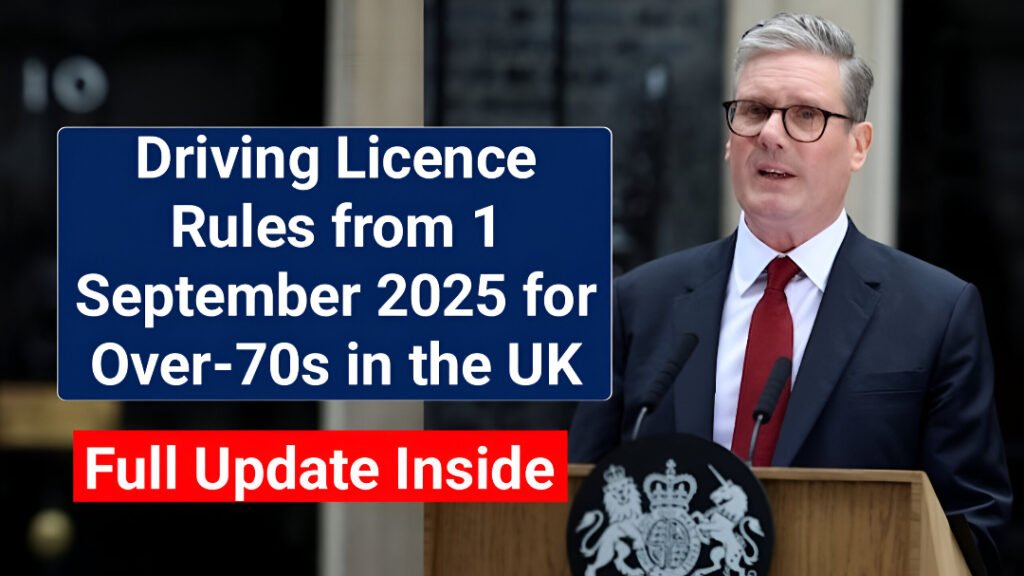 Over‑70 Driving Licence Rules UK 2025