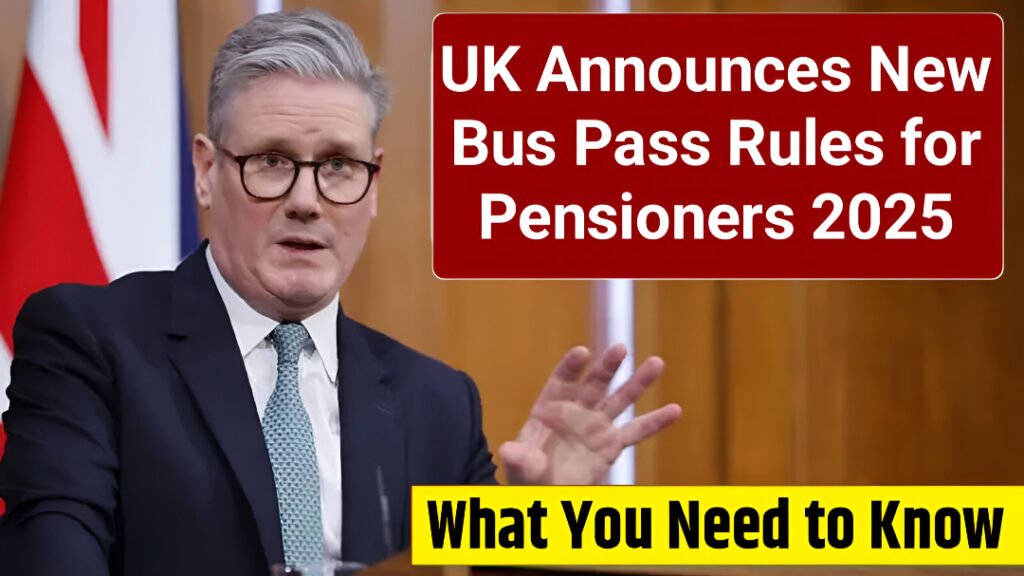 UK Pensioner Bus Pass Rules 2025