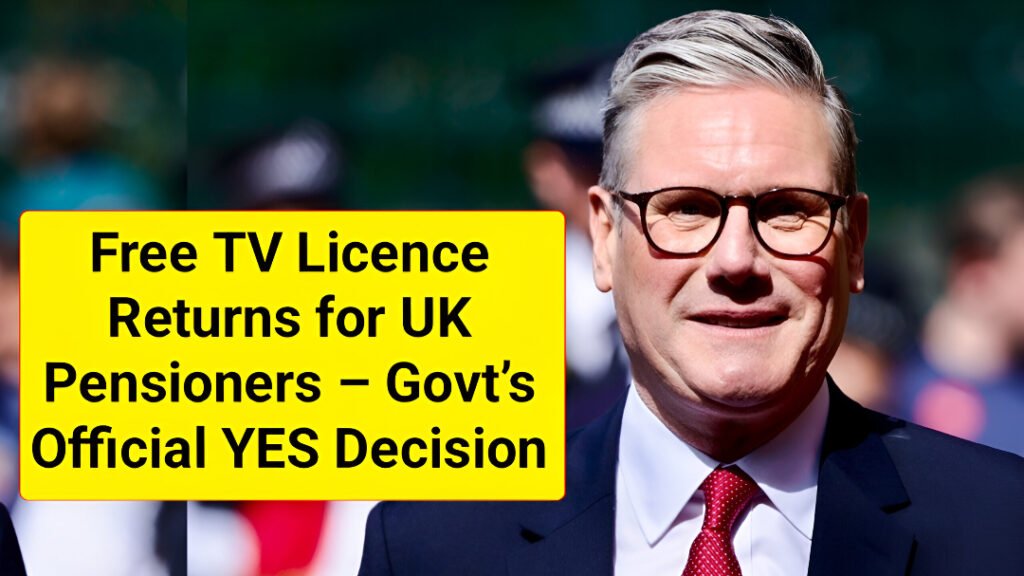 Free TV Licence Returns for UK Retirees