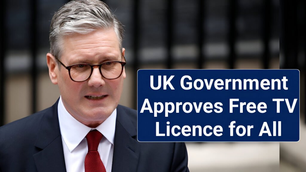 UK Government Free TV Licence