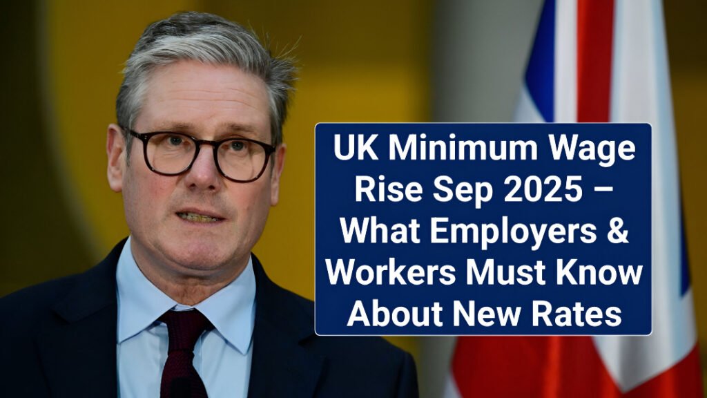 UK minimum wage new rates 2025